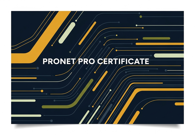 Pronet Pro Certificate