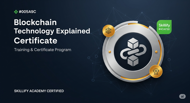 Blockchain Technology Explained Certificate